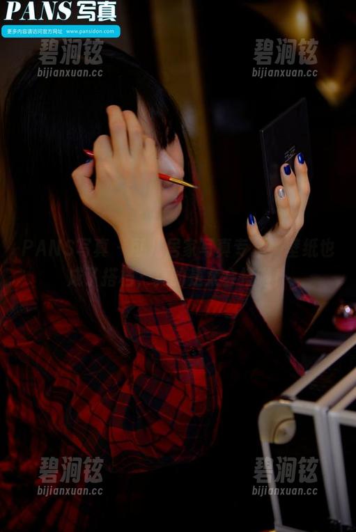 PANS写真 - 可儿居家写真专栏，壁纸也成了搭档，真的是太会搭啦！